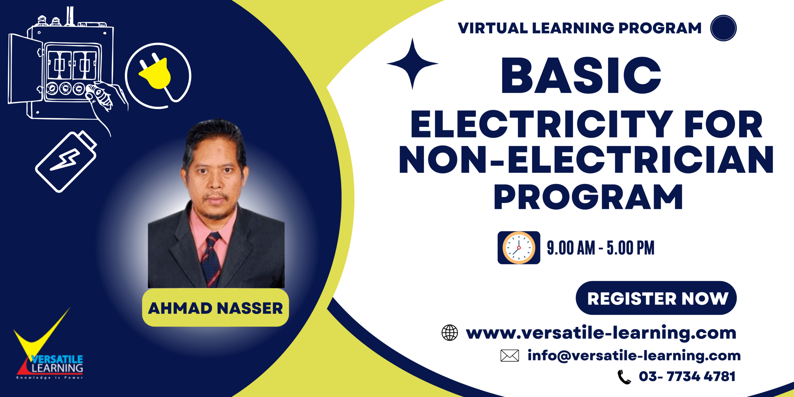 ELC 017 – Basic Electricity for Non-Electrician, 6 & 7 August 2025