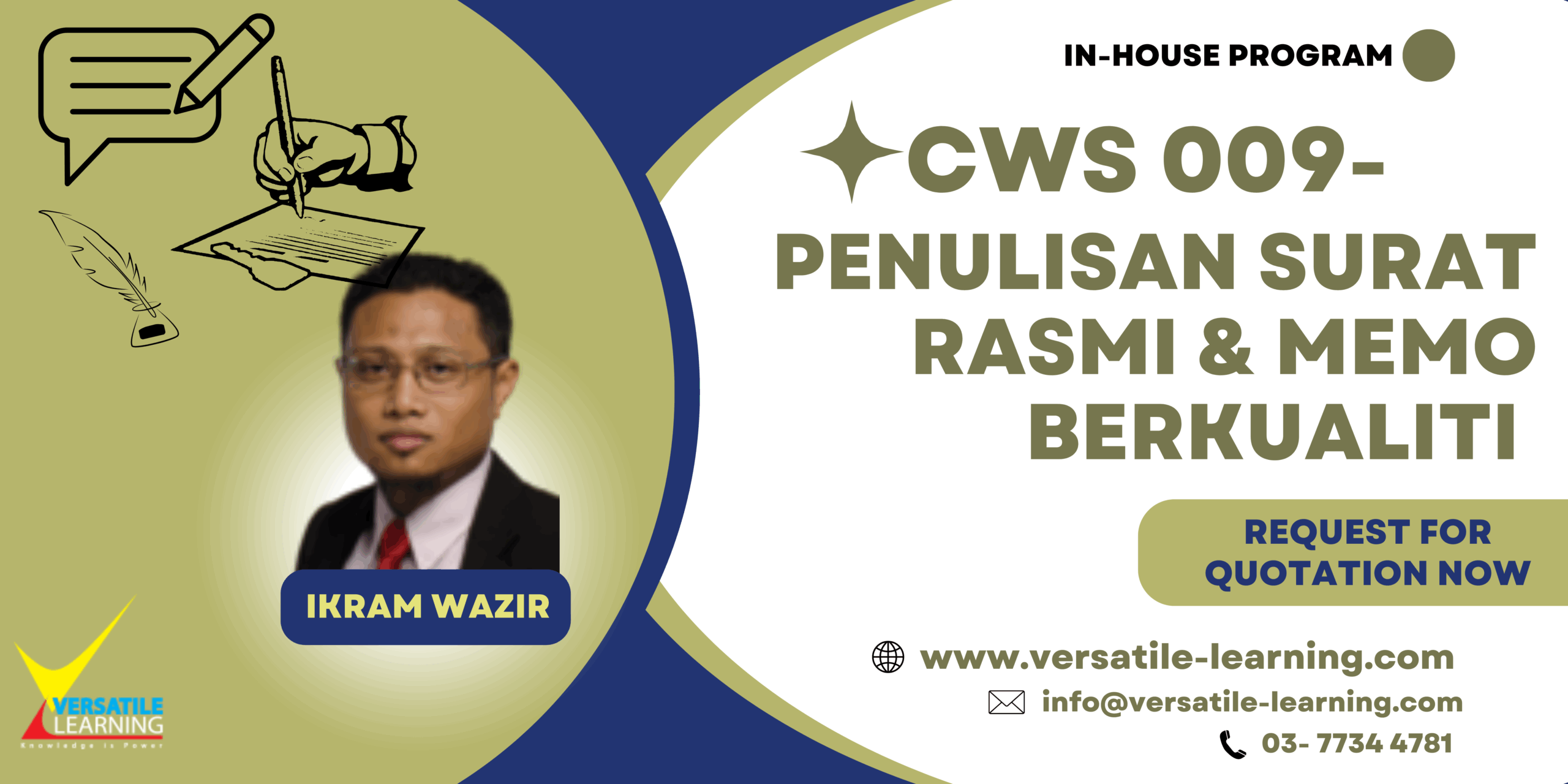 CWS 009 – Kursus Penulisan Surat Rasmi & Memo Berkualiti