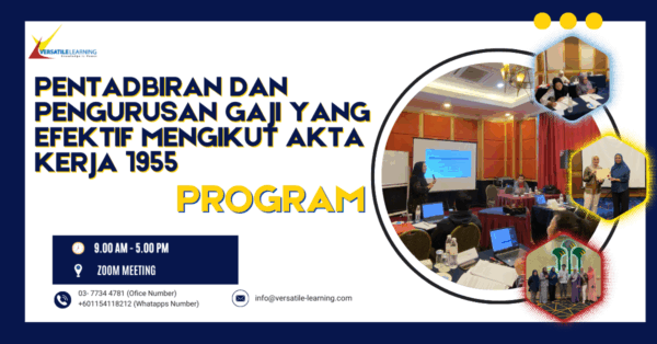 PYR 002 - Pentadbiran dan Pengurusan Gaji yang Efektif Mengikut Akta Kerja 1955, 6 November 2025