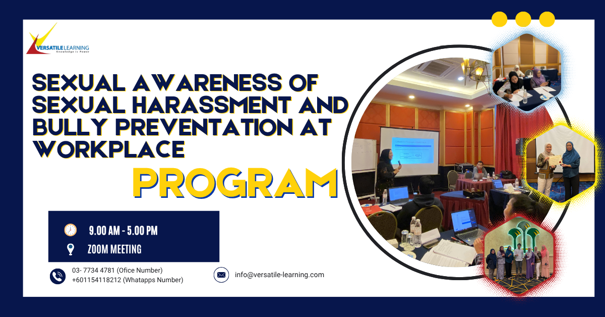 SWP 004 -Awareness Of Sexual Harassment And Bully Preventation At Workplace, 3 August 2026