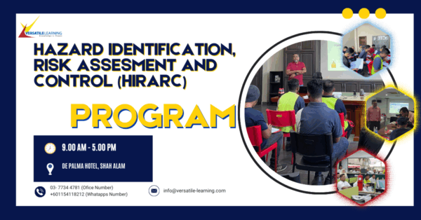 HSE 003 - Hazard Identification Risk Assessment & Risk Control (HIRARC), 5 March 2026