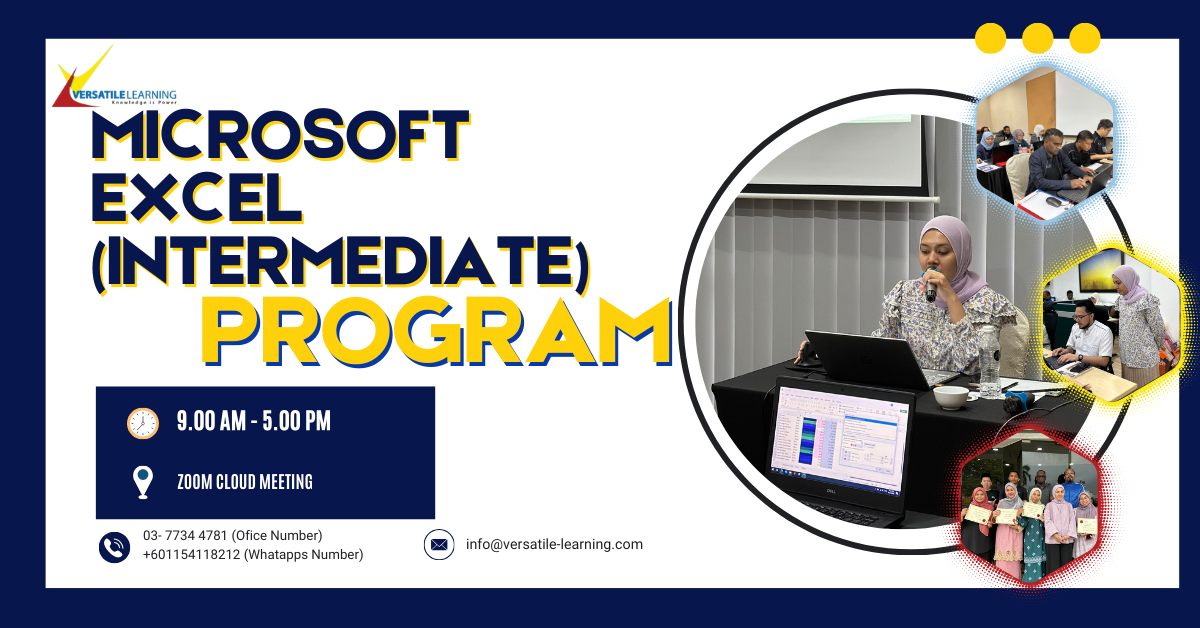 MOF 015 – Microsoft Excel (Intermediate), 15 December