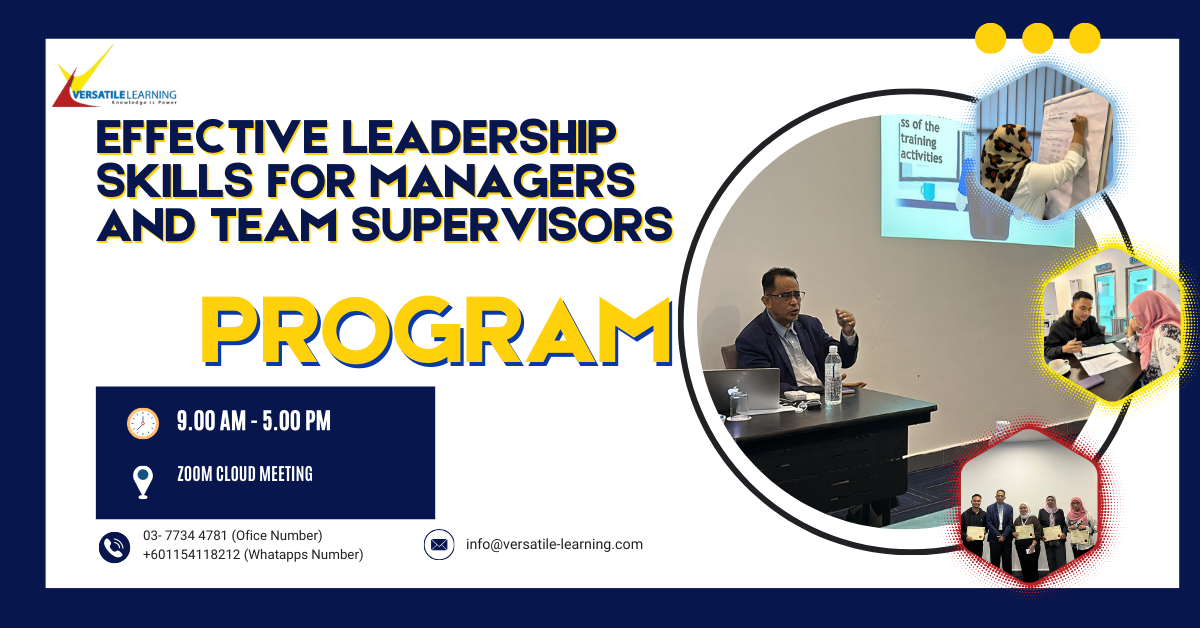LDM 033- Effective Leadership for Manager and Team Supervisors, 5 August 2026