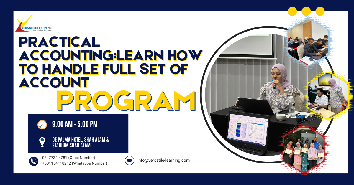 ACC 005 – Practical Accounting: Learn how to Manage Full Set of Account, 3 June 2026
