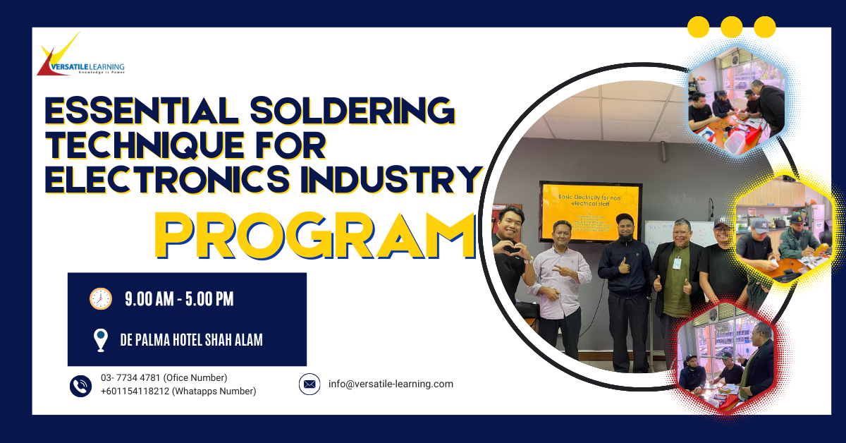 ELC 032 – Essential Soldering Techniques for Electronics Industry, 9 & 10 June 2026